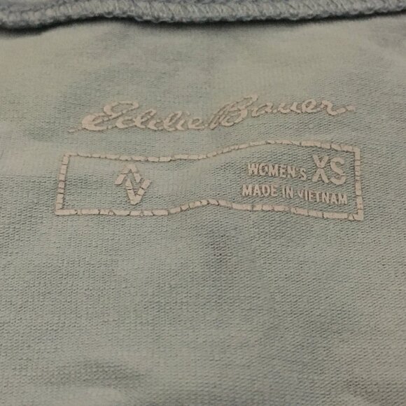 Blue Stretchy Jersey Abstract Tie Dye Tank Top - Picture 10 of 14